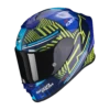 Scorpion Exo-R1 Evo Air Victory Blauw-Neon Geel Integraalhelm -Scorpion scorpion exo r1 evo air victory blue neon yellow