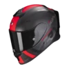 Scorpion Exo-R1 Evo Carbon Air Mg Mat Zwart-Rood Integraalhelm -Scorpion scorpion exo r1 evo carbon air mg matt black red