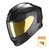 Scorpion Exo-R1 Evo Carbon Air Solid Zwart Integraalhelm -Scorpion scorpion exo r1 evo carbon air solid black