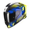 Scorpion Exo-R1 Evo Carbon Air Supra Zwart-Neon Geel-Blauw Integraalhelm -Scorpion scorpion exo r1 evo carbon air supra black neon yellow blue 1