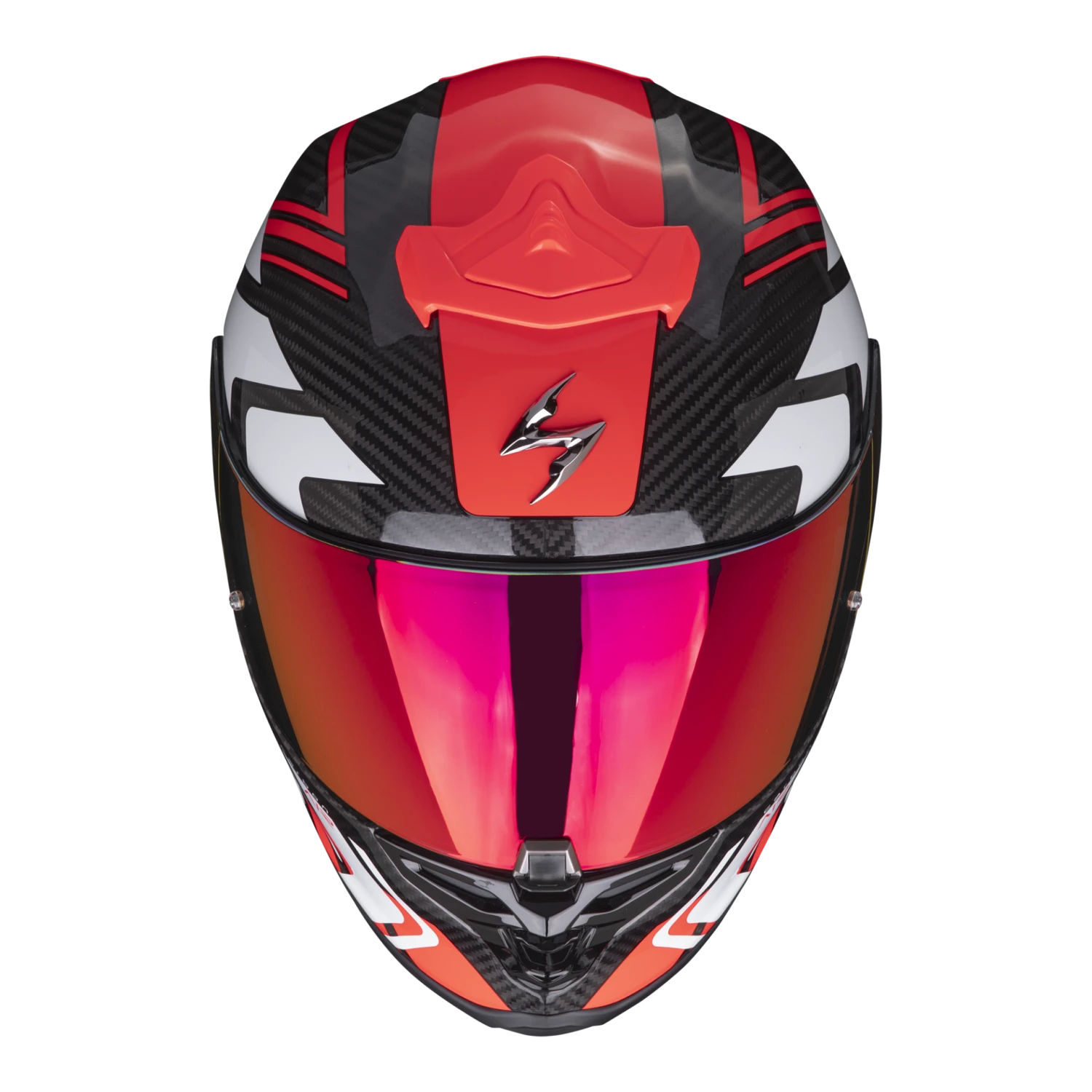 Scorpion Exo-R1 Evo Carbon Air Supra Zwart-Rood Integraalhelm 6 Scorpion Exo-R1 Evo Carbon Air Supra Zwart-Rood Integraalhelm - Afbeelding 4