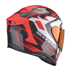 Scorpion Exo-R1 Evo Carbon Air Supra Zwart-Rood Integraalhelm