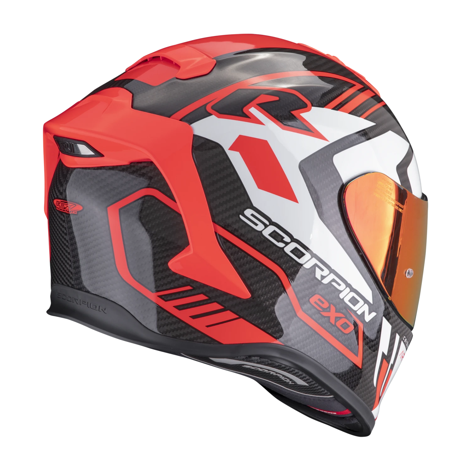 Scorpion Exo-R1 Evo Carbon Air Supra Zwart-Rood Integraalhelm 3 Scorpion Exo-R1 Evo Carbon Air Supra Zwart-Rood Integraalhelm