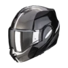 Scorpion EXO-Tech Forza Zwart-Zilver Systeemhelm -Scorpion scorpion exo tech forza black silver