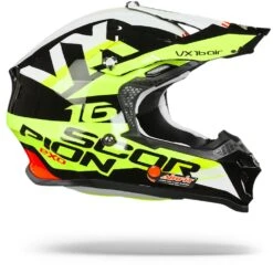 Scorpion VX-16 Air X-Turn Zwart Neon Geel Wit Crosshelm -Scorpion scorpion vx 16 air x turn black neon yellow white.29