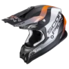 Scorpion VX-16 Evo Air Soul Mat Zwart-Oranje Crosshelm -Scorpion scorpion vx 16 evo air soul matt black orange 2