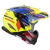 Scorpion VX-22 Air Neox Neon Geel-Blauw-Rood Crosshelm