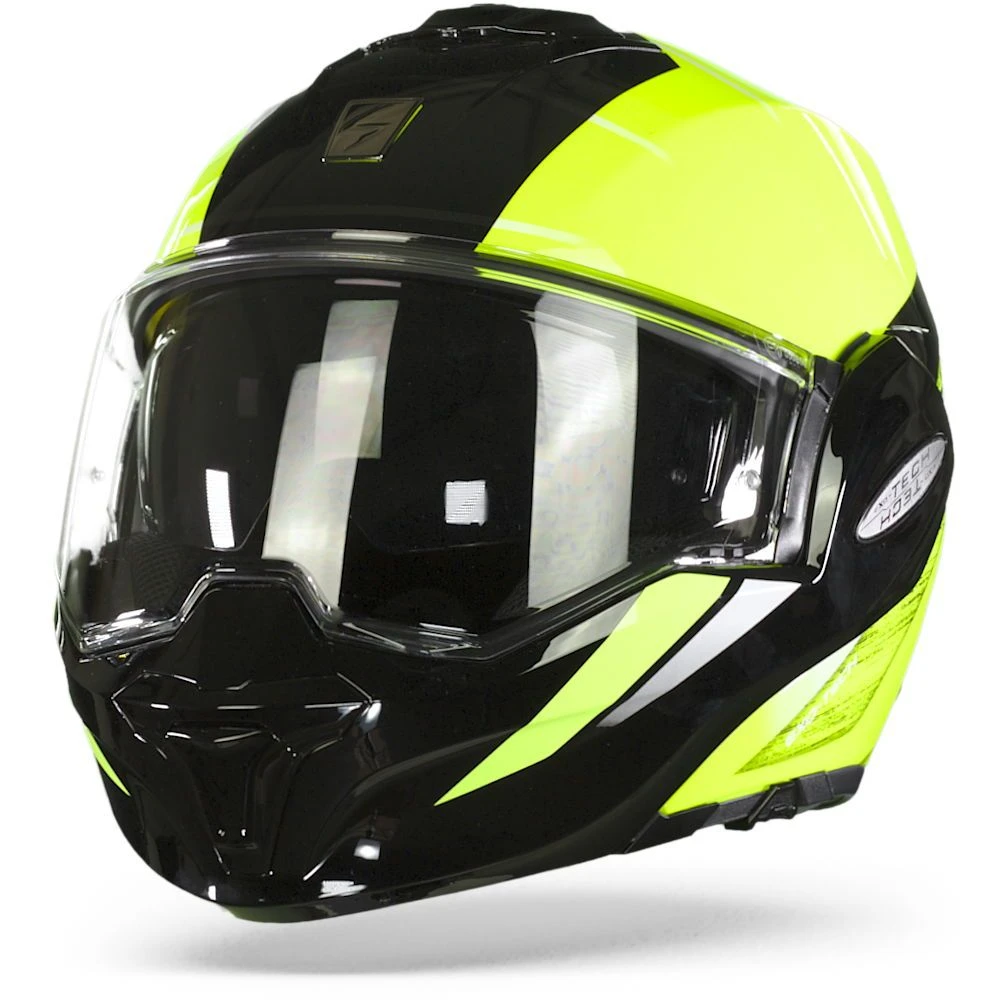 Scorpion EXO-Tech Primus Neon Geel-Zwart Systeemhelm 4 Scorpion EXO-Tech Primus Neon Geel-Zwart Systeemhelm - Afbeelding 2