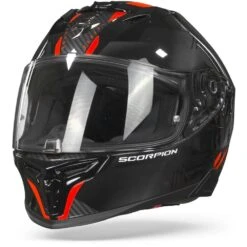 Scorpion EXO-520 Air Laten Zwart Rood Integraalhelm -Scorpion scorpionexo 520airlatenglossblackred frontpage