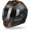 Scorpion EXO-520 Air Laten Mat Zwart Oranje Integraalhelm -Scorpion scorpionexo 520airlatenmattblackorange frontpage