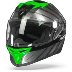 Scorpion EXO-520 Air Shade Zwart Groen Integraalhelm -Scorpion scorpionexo 520airshadeblackgreen frontpage