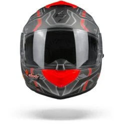 Scorpion EXO-1400 Air Spatium Mat Zilver Rood Integraalhelm -Scorpion scorpionexo1400spartiummattsilverred.01